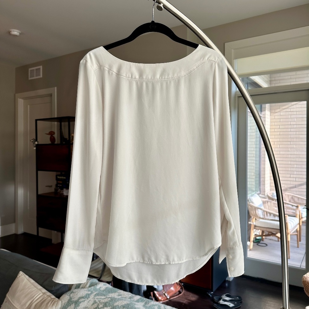 Ann Taylor White Blouse